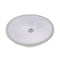 Nantucket Sinks 17 Inch x 14 Inch Glazed Bottom Undermount GB-17x17-W Oval Ceramic Sink In White GB-17x14-W - alternate 6